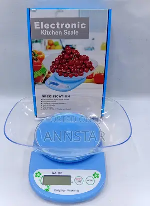 Digital Kitchen Scale With Bowl
