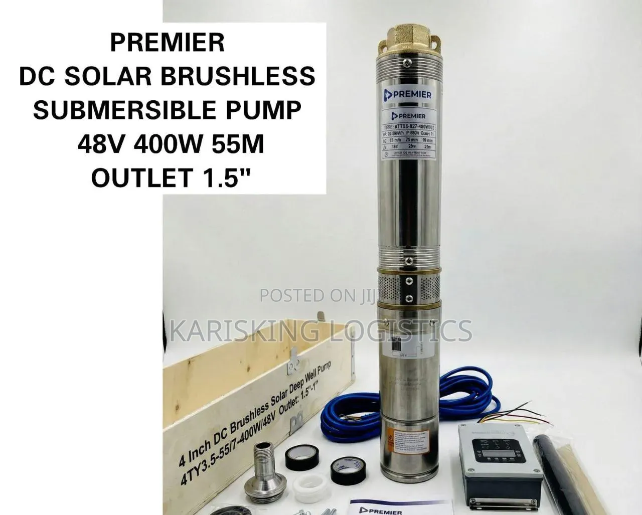 Premier 55m -48v -Brushless Submersible Water Pump With Controller