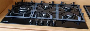 Legacy 5-Burner Built-in Cooker Premium 90cm Black Glass Gas Hob