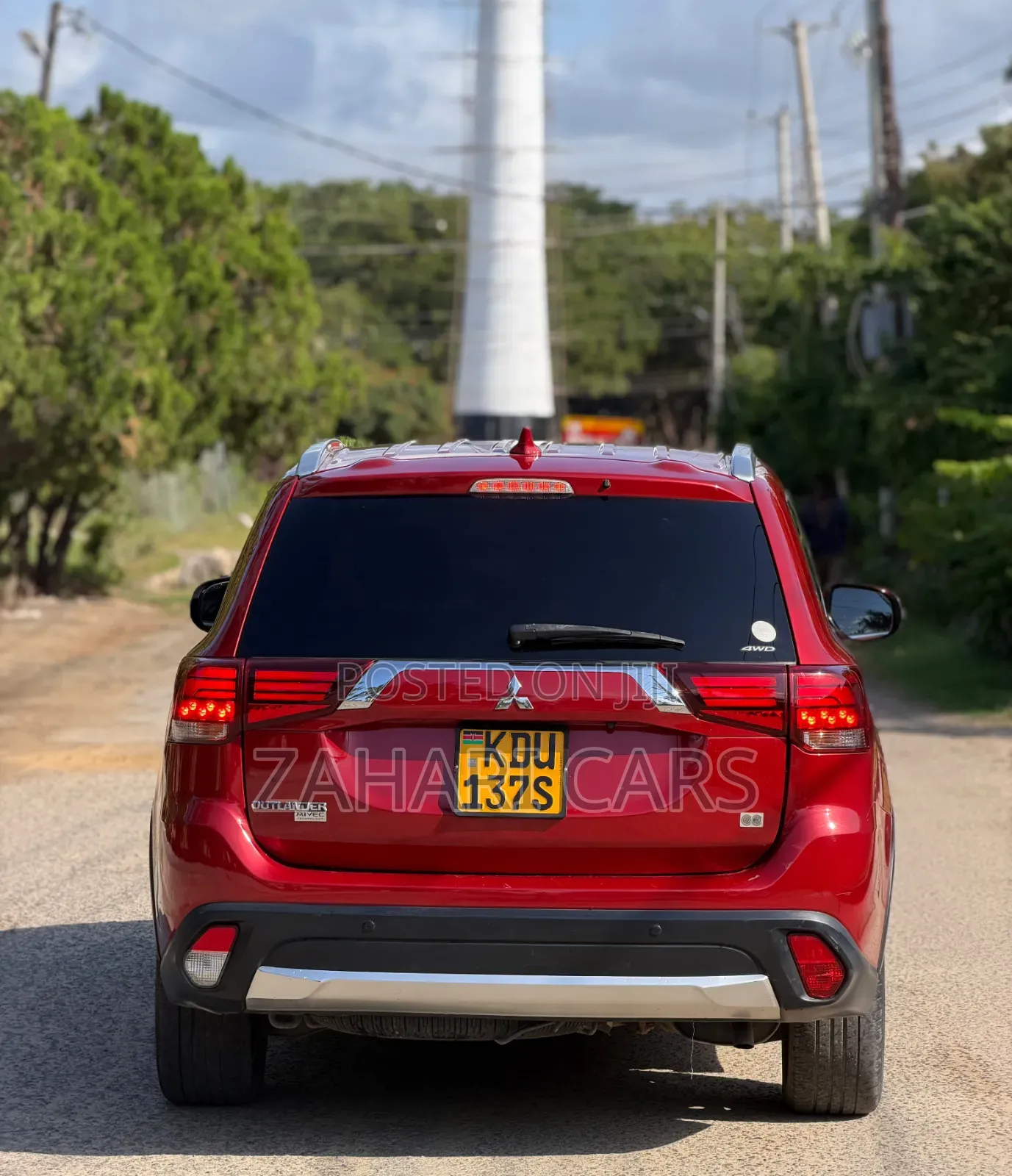 Mitsubishi Outlander 2014 Red