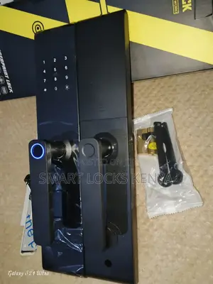 Smart Lock With Doorbell Fingerprint Card Keys Password Remote Control