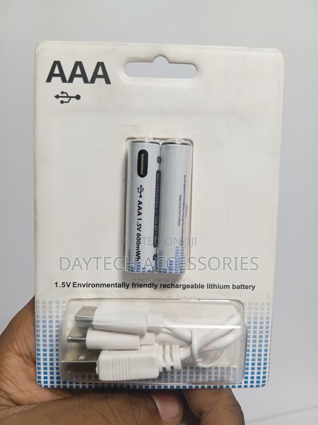 Aaa Rechargeable Usb-c Batteries 1.5v 600mwh. - thumbnail 2