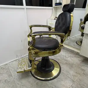 Gold Hydraulic Barber Chair