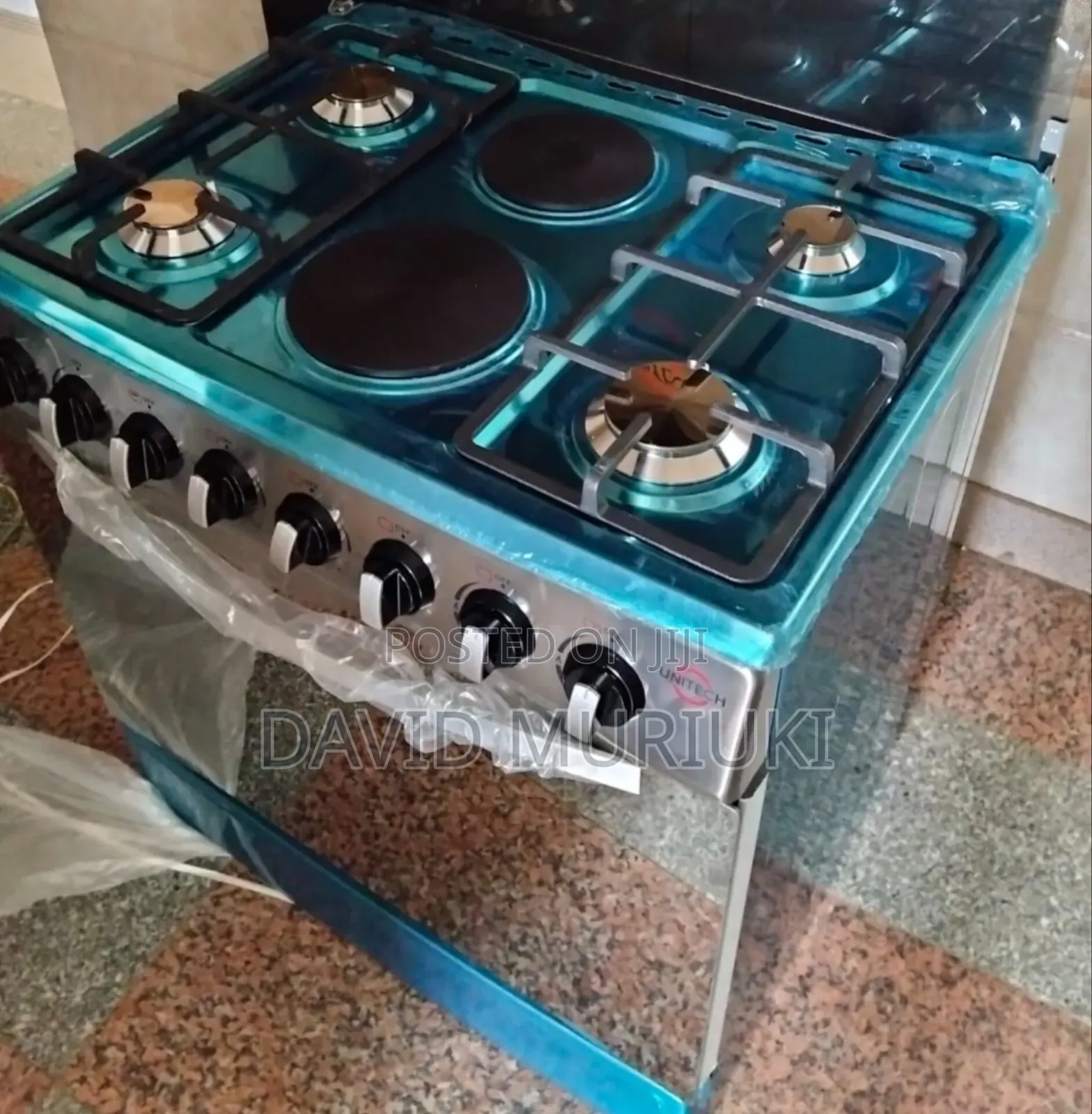60*90 Unitech 4+2 Freestanding Electric Cooker