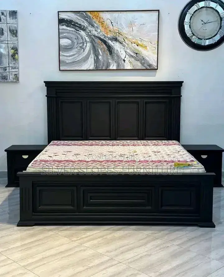 6x6 Mahogany Bed
