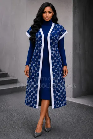 Free Size Knit 2-Piece Sweater Dress