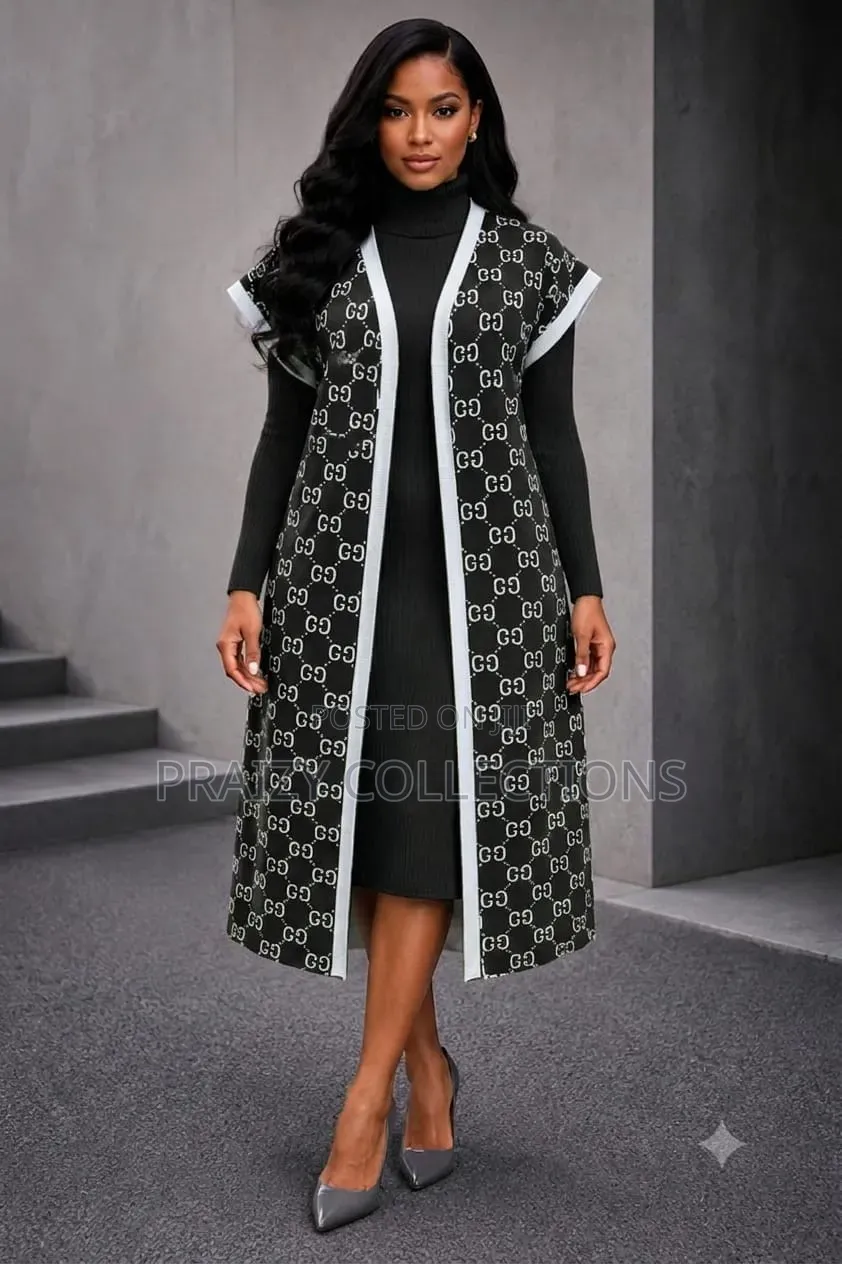 Free Size Knit 2-Piece Sweater Dress