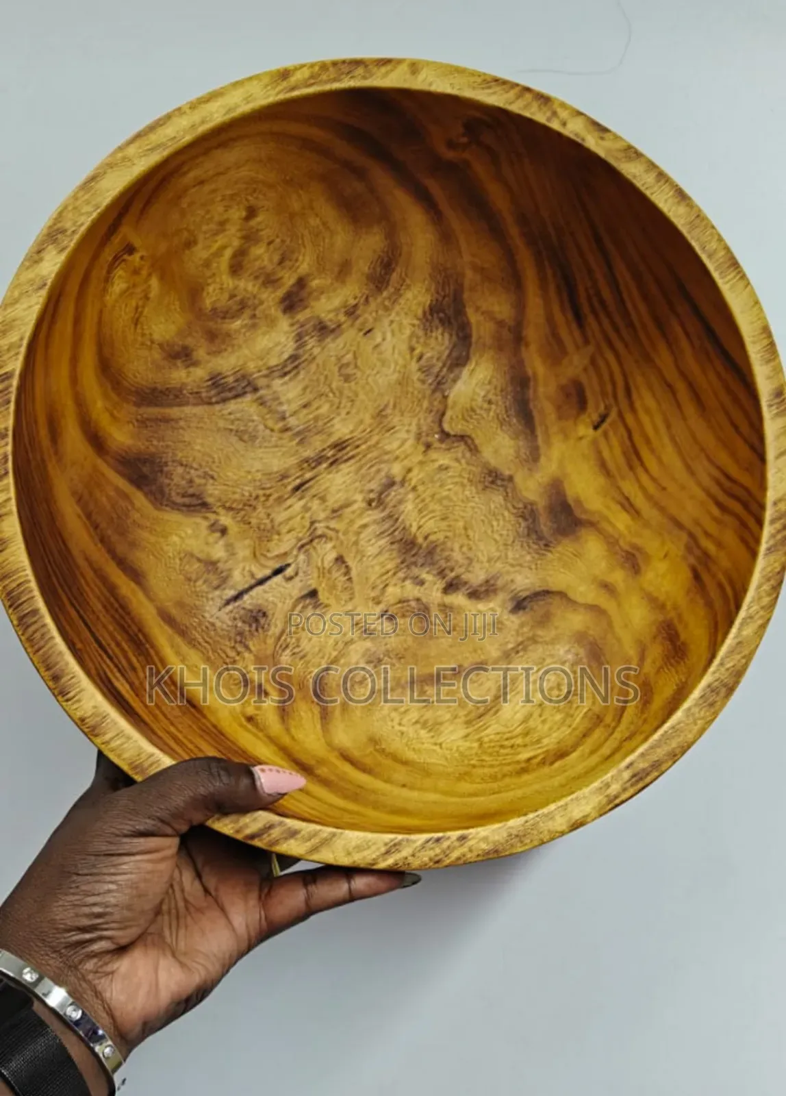 12" Wooden Crafted Bowl
