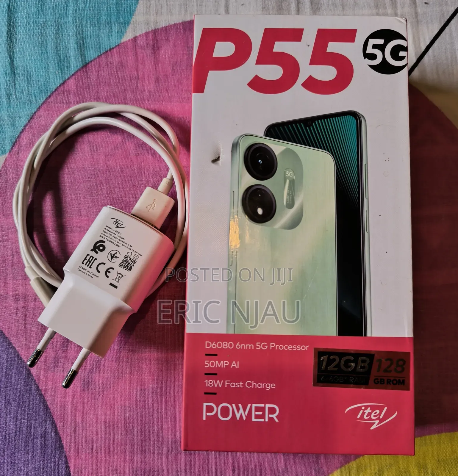 Itel P55 5G 128 GB Blue