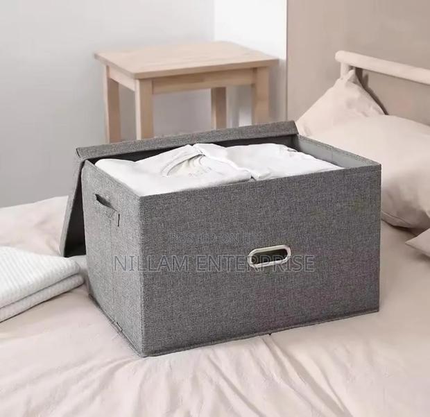 Foldable Storage Box With Lid* - thumbnail 2