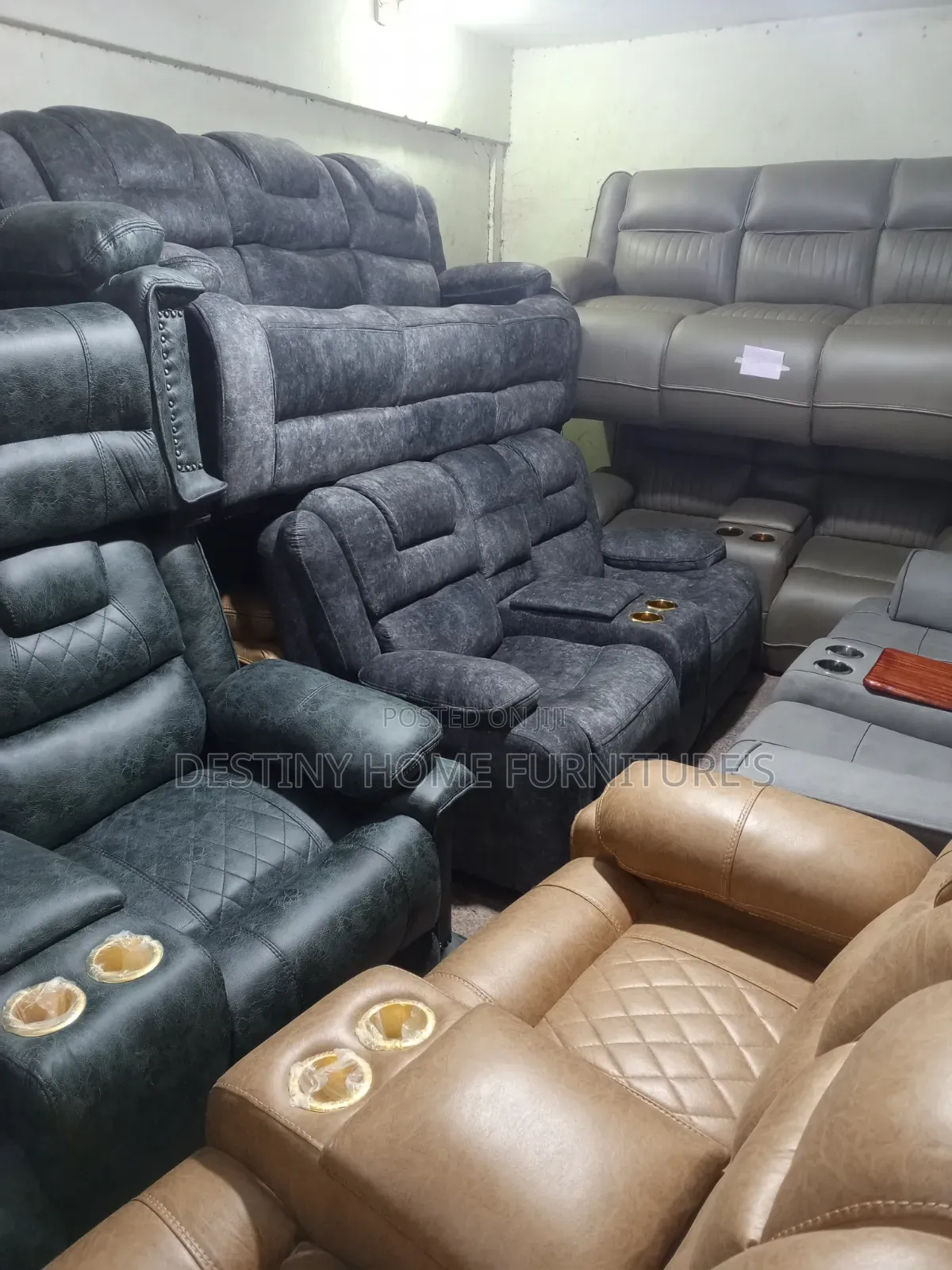 Goldish Seven Seater Sofa