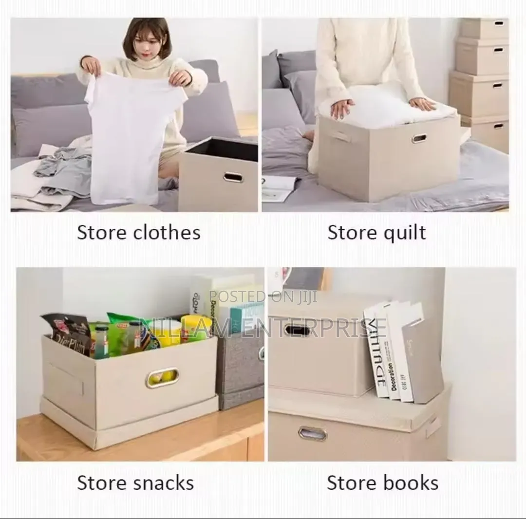 Foldable Storage Box With Lid*