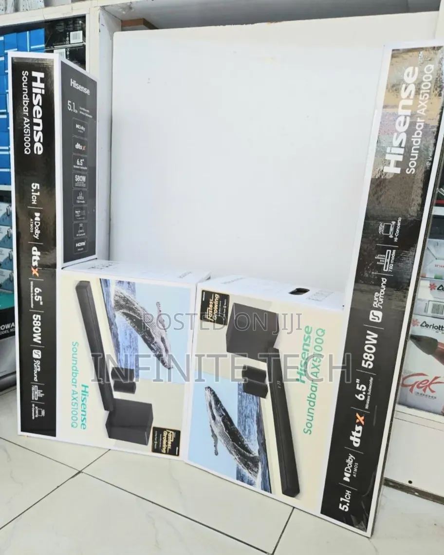 Hisense Ax5100g 340w Dolby Atmos 5.1ch Soundbar
Save 8%
Hisense