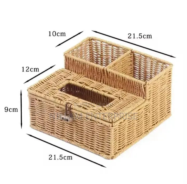 3 Slots Storage Organizer With Serviette Holder*