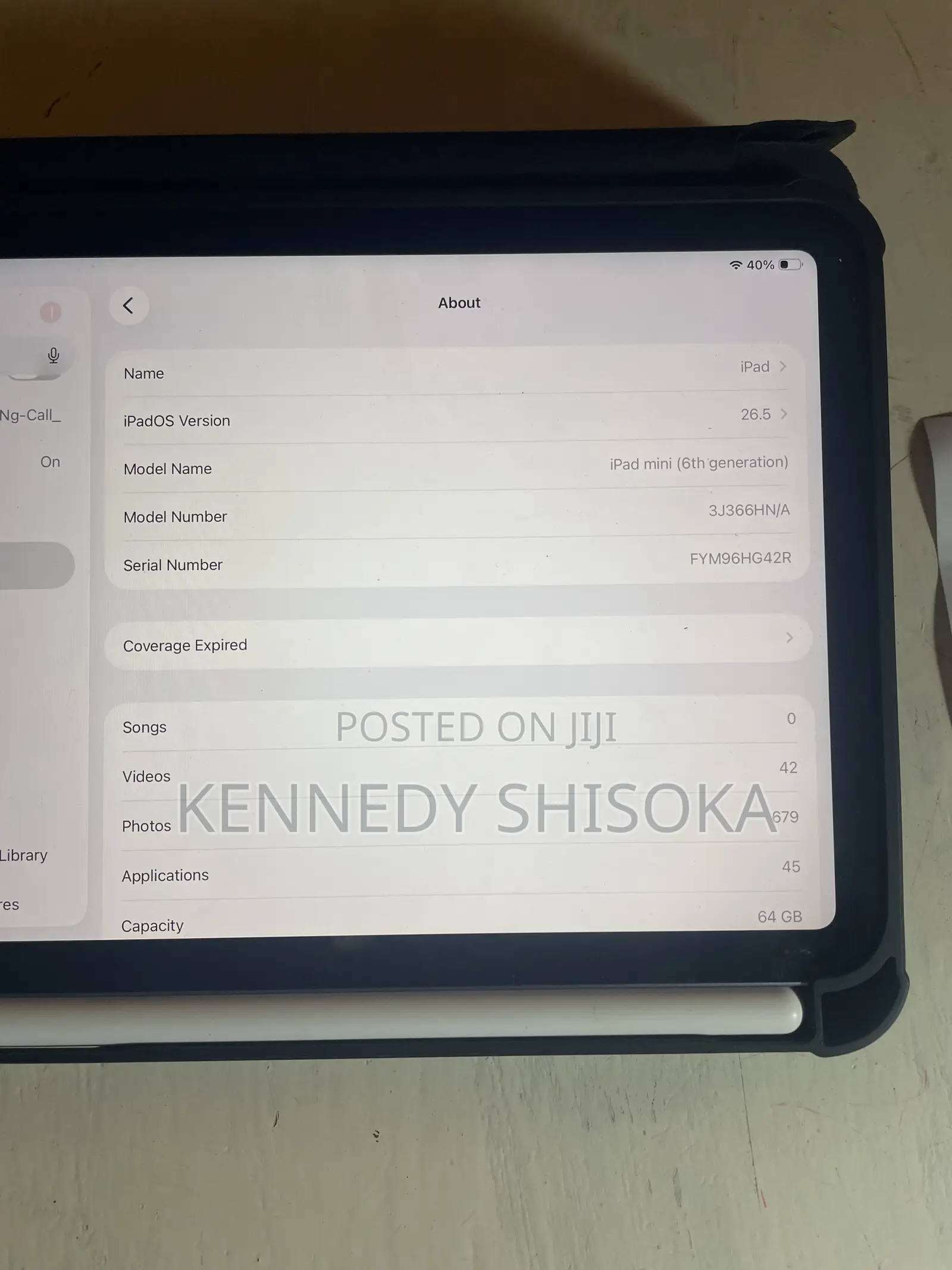 Apple iPad mini 6 64 GB Black