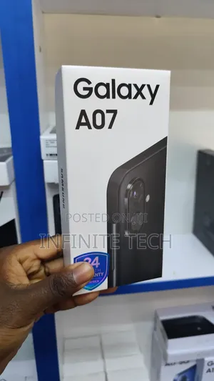 New Samsung Galaxy A07 4G 64 GB Black