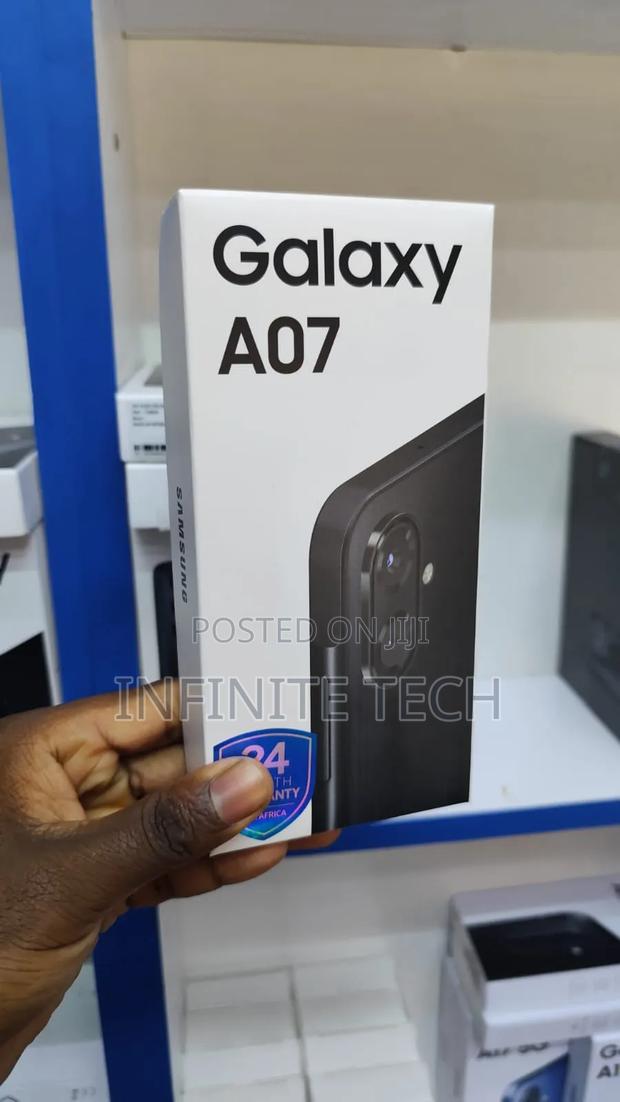 New Samsung Galaxy A07 4G 64 GB Black - thumbnail 2