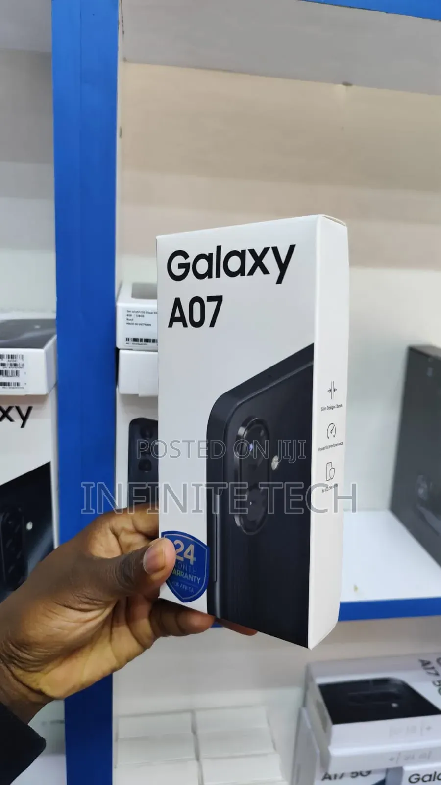New Samsung Galaxy A07 4G 64 GB Black