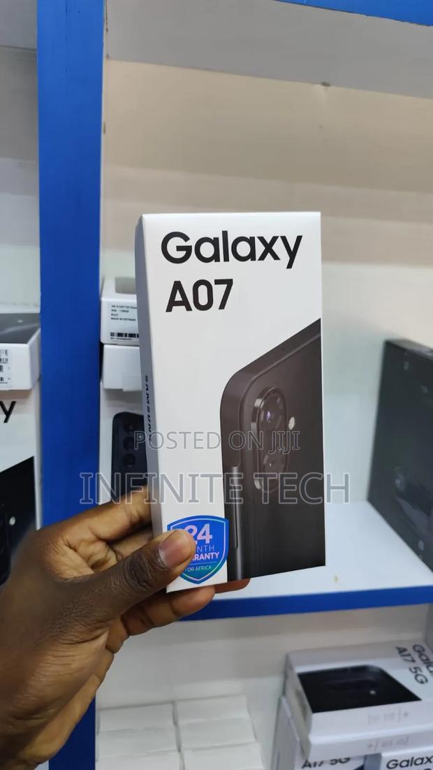 New Samsung Galaxy A07 4G 128 GB Black