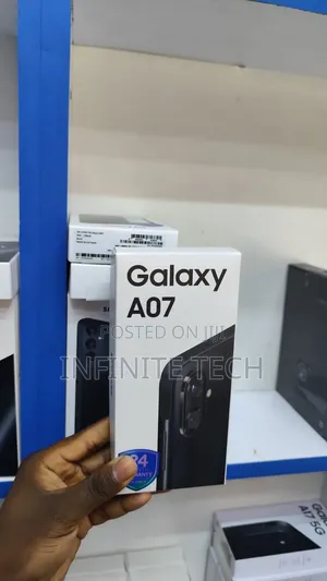 New Samsung Galaxy A07 4G 128 GB Black
