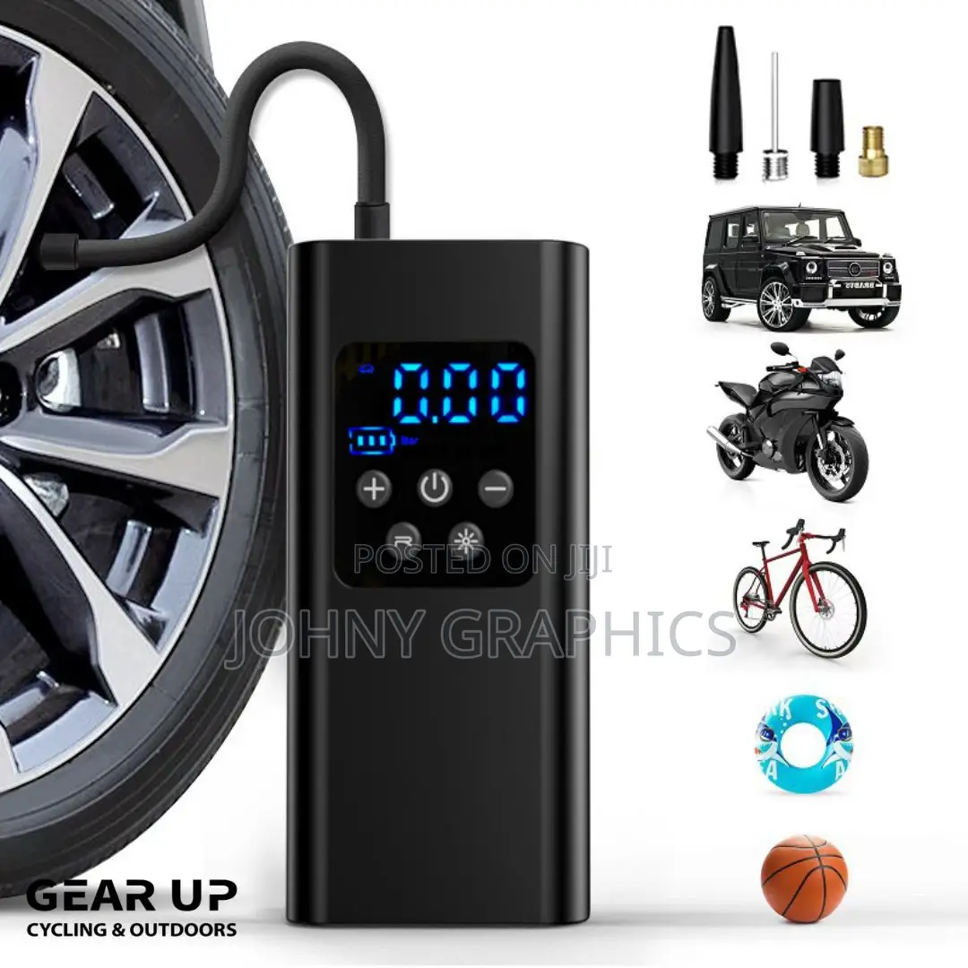 Digital Cordless Tyre Inflator / Handheld Car Air Compressor