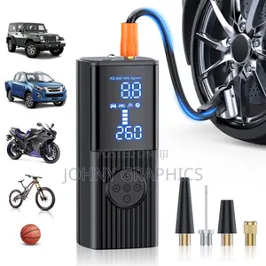 Digital Cordless Tyre Inflator / Handheld Car Air Compressor