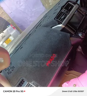 Custom Fit Carpet Dashboard Cover for Toyota Land Cruiser Prado
