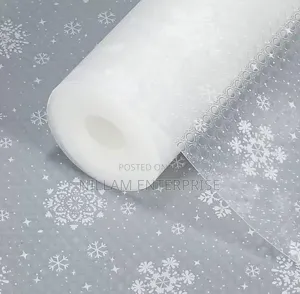 Snow Flakes Pattern Kitchen Drawer Liners
