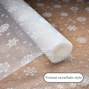 Snow Flakes Pattern Kitchen Drawer Liners