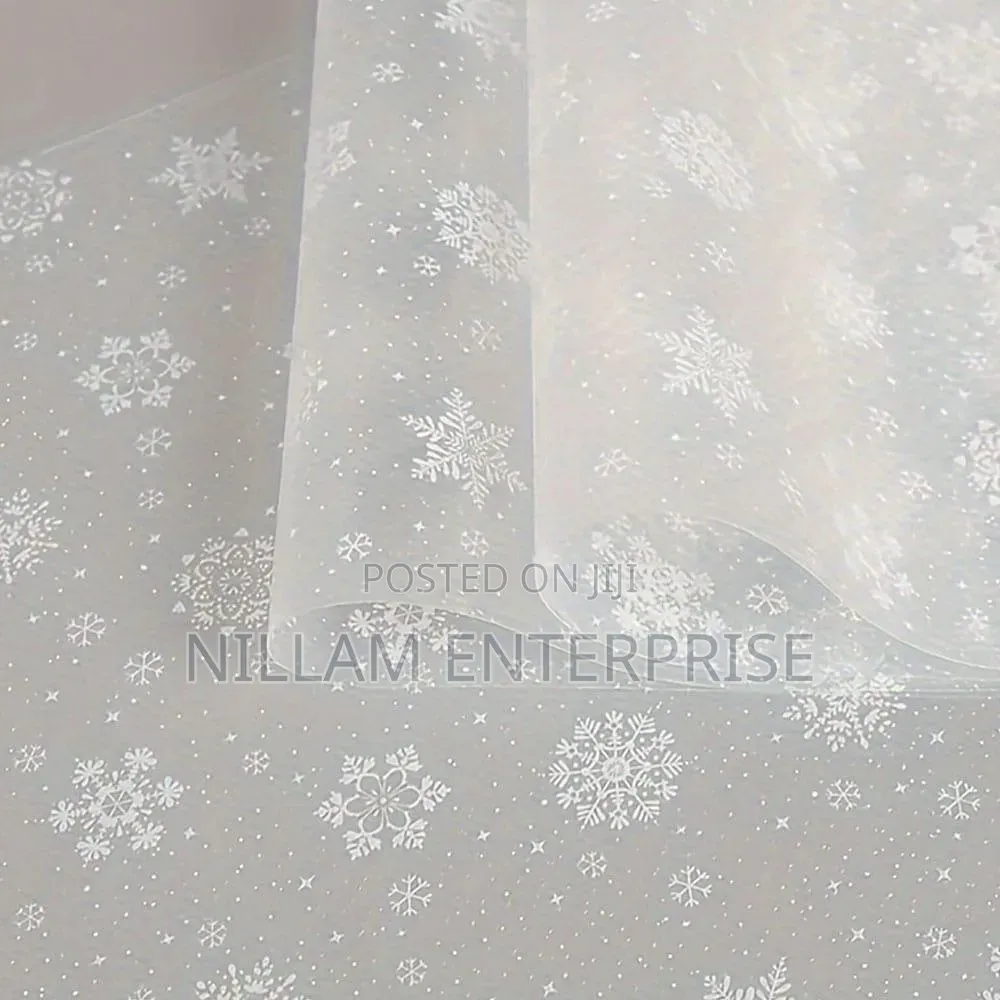 Snow Flakes Pattern Kitchen Drawer Liners