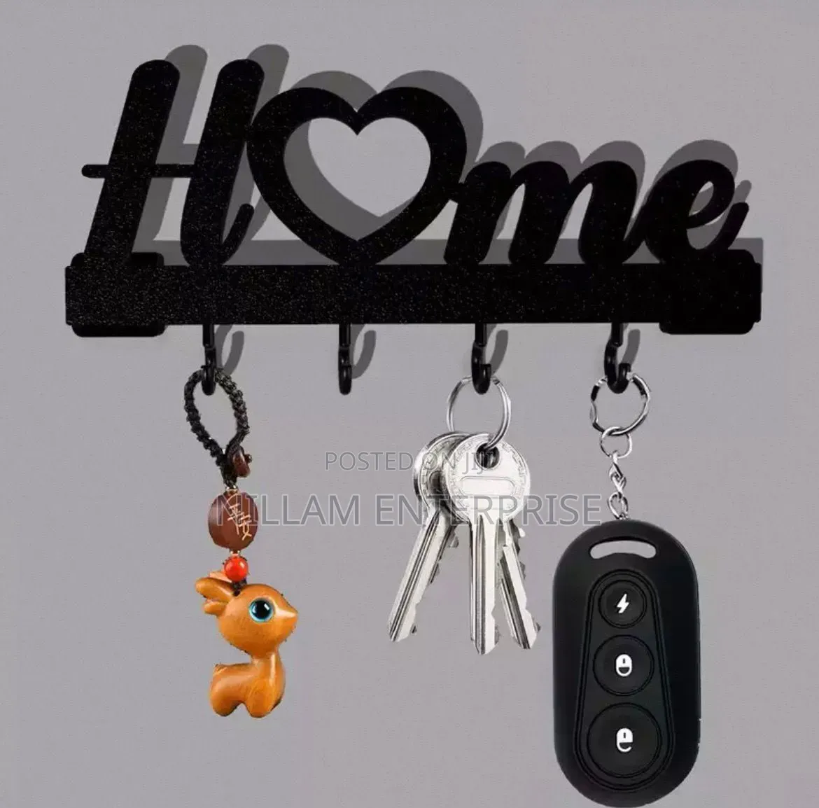 Aluminum Metal Wall Art , Key Holder