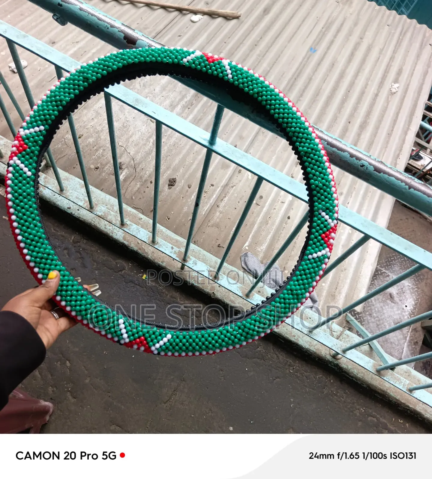 38/40/42/46cm Beaded Different Sizes Steering Wheel Cover