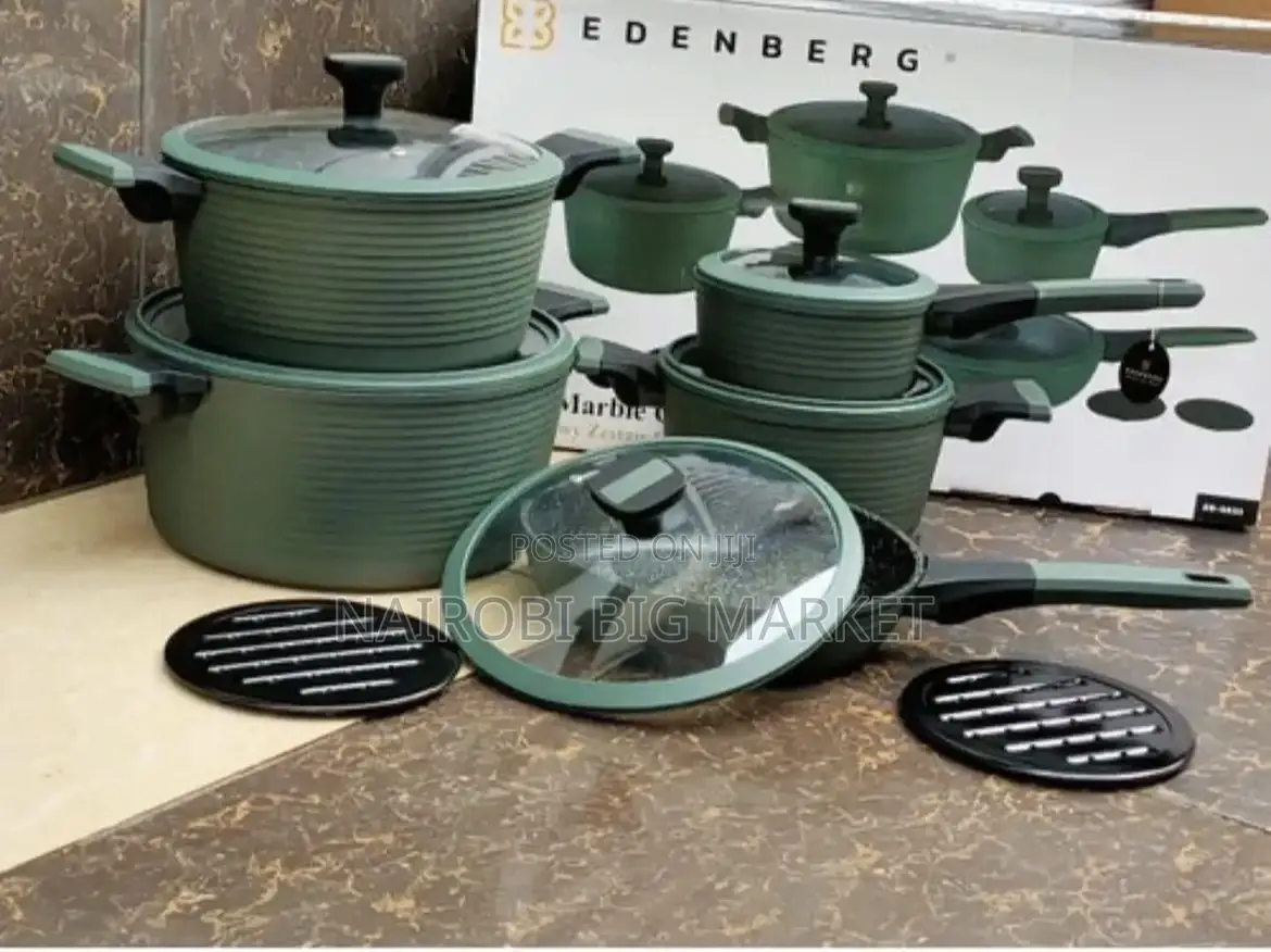 Edenberg Nonstick Cooking Pots 12 PCS Sets