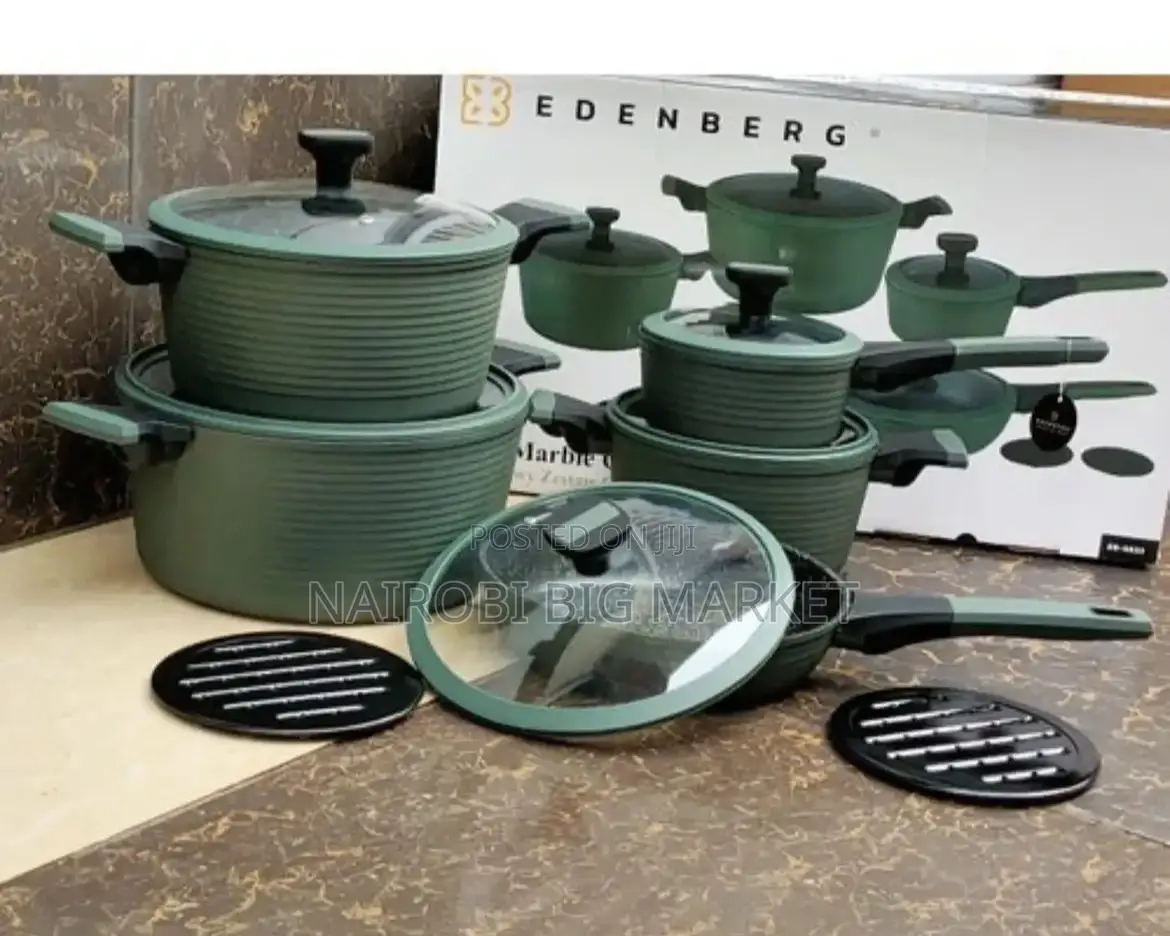 Edenberg Nonstick Cooking Pots 12 PCS Sets