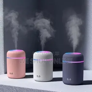 Mini Air Humidifier,Portable 300ml Usb Humidifier With Led Night Light