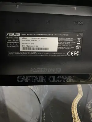 24 Inch Asus Monitor