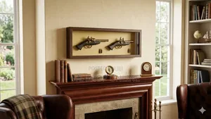 2 4 Bullets Wall Decor. Size: 27* 74 Cm