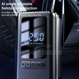 Car Mounted Inflation Pump, Mini Self-Propelled Electric Tire Inflator