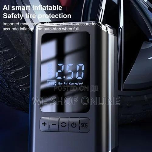 Car Mounted Inflation Pump, Mini Self-Propelled Electric Tire Inflator - thumbnail 2
