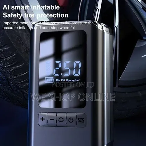Car Mounted Inflation Pump, Mini Self-Propelled Electric Tire Inflator