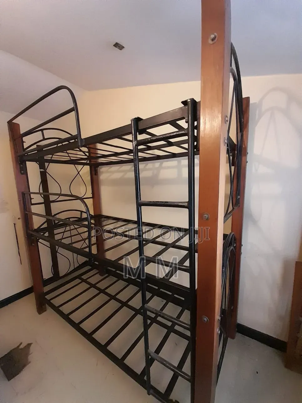 Triple Decker Metal Bed