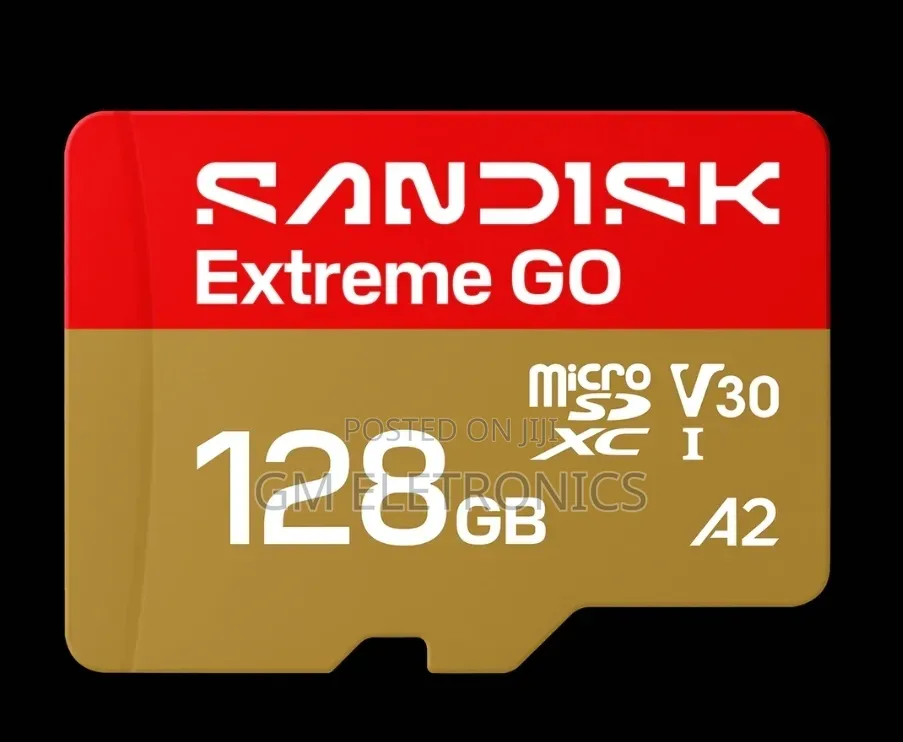 Original 128gb Extreme Go Microsd V30 Card.