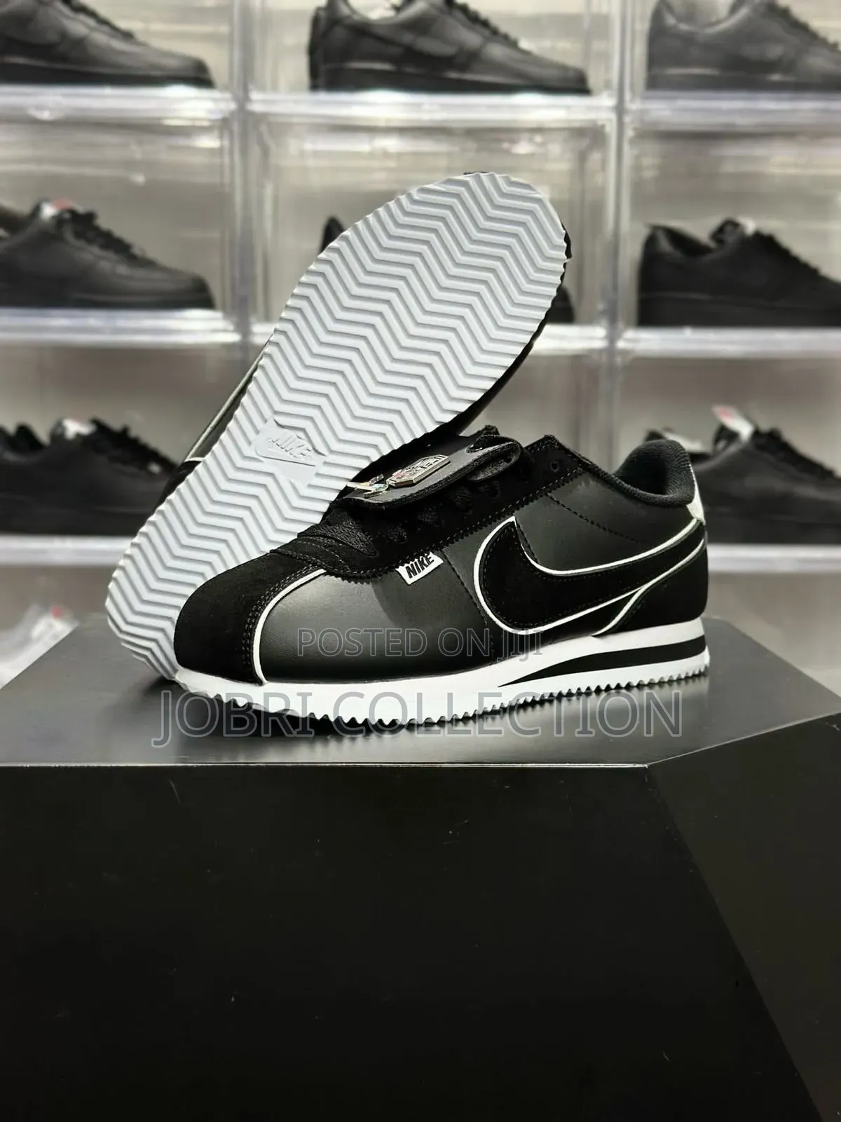 Nike Cortez Black White “ Leather Sneakers
