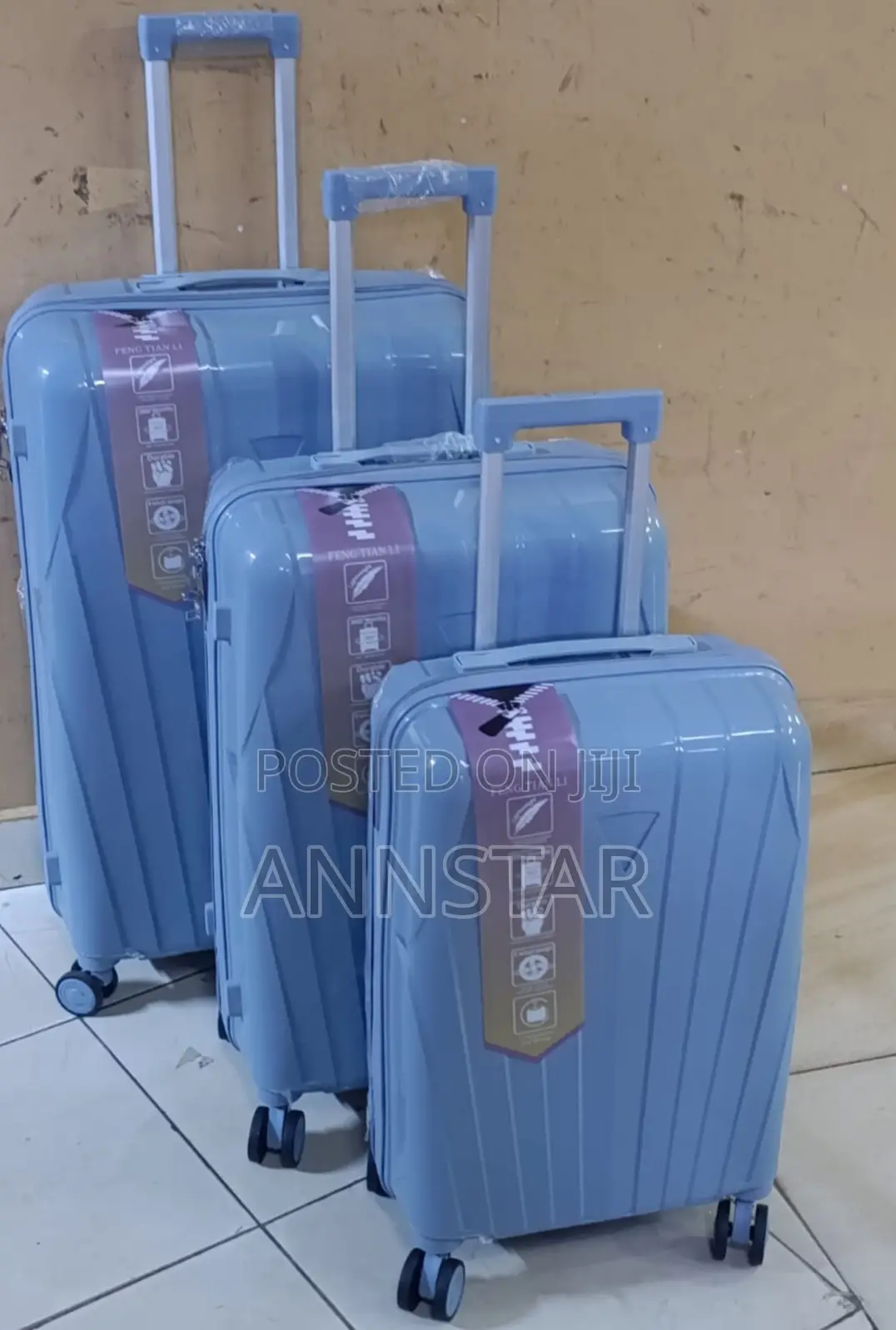Unbreakable 3 In 1 Rubber Suitcase