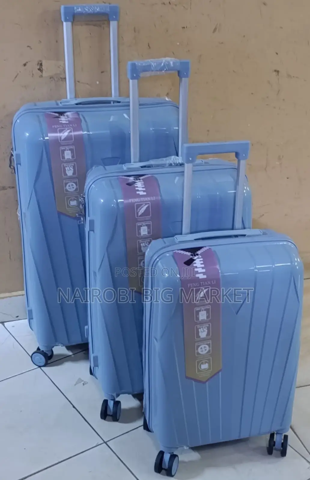 Unbreakable 3 In 1 Rubber Suitcase