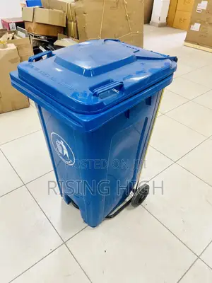 Premium 240l Heavy Duty Dustbin With Wheels Pedal