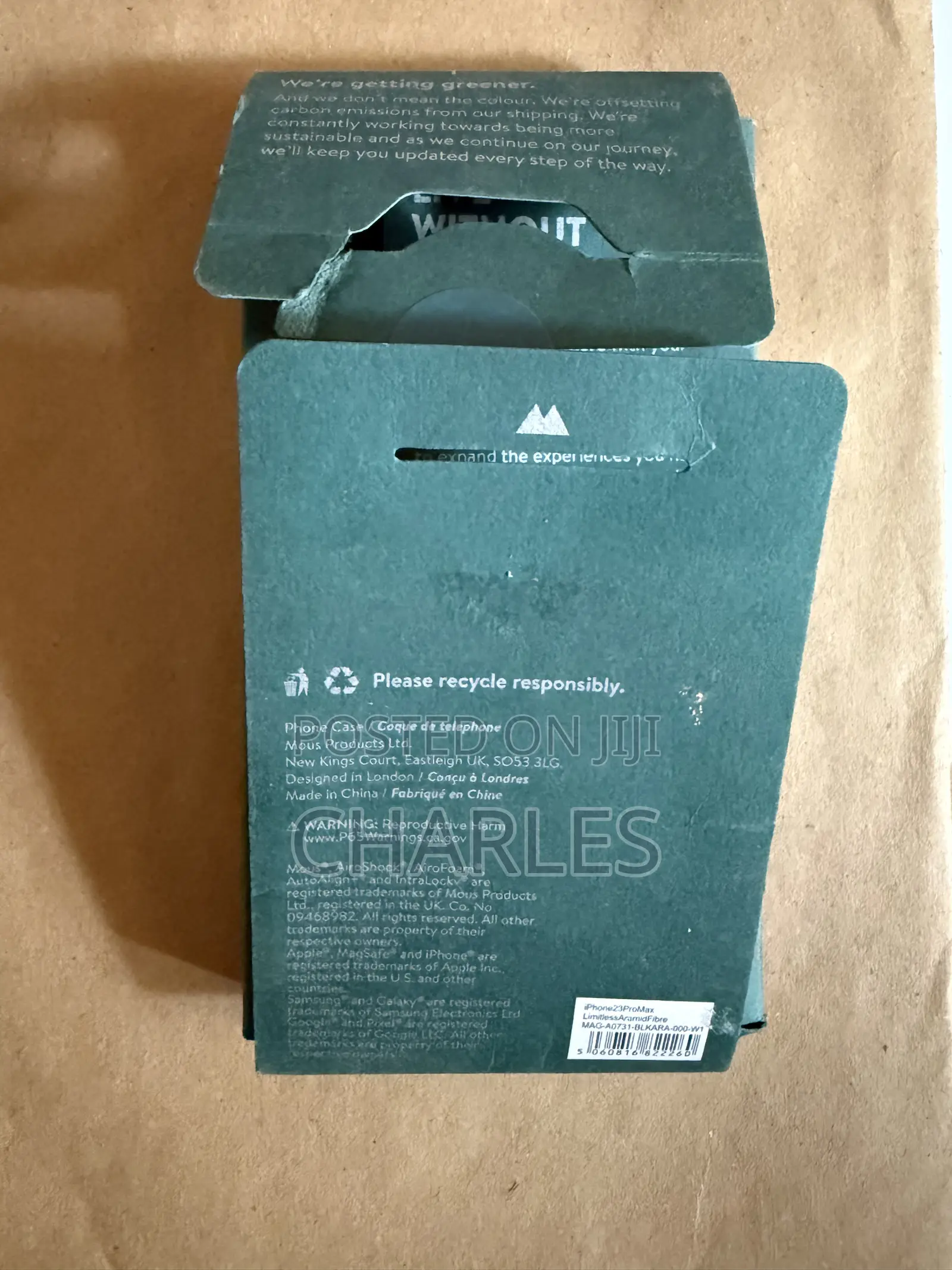Mous Limitless Aramid Fiber Case- iPhone 15 Pro Max