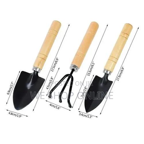 3 Piece Mini Indoor Gardening Tools - thumbnail 2
