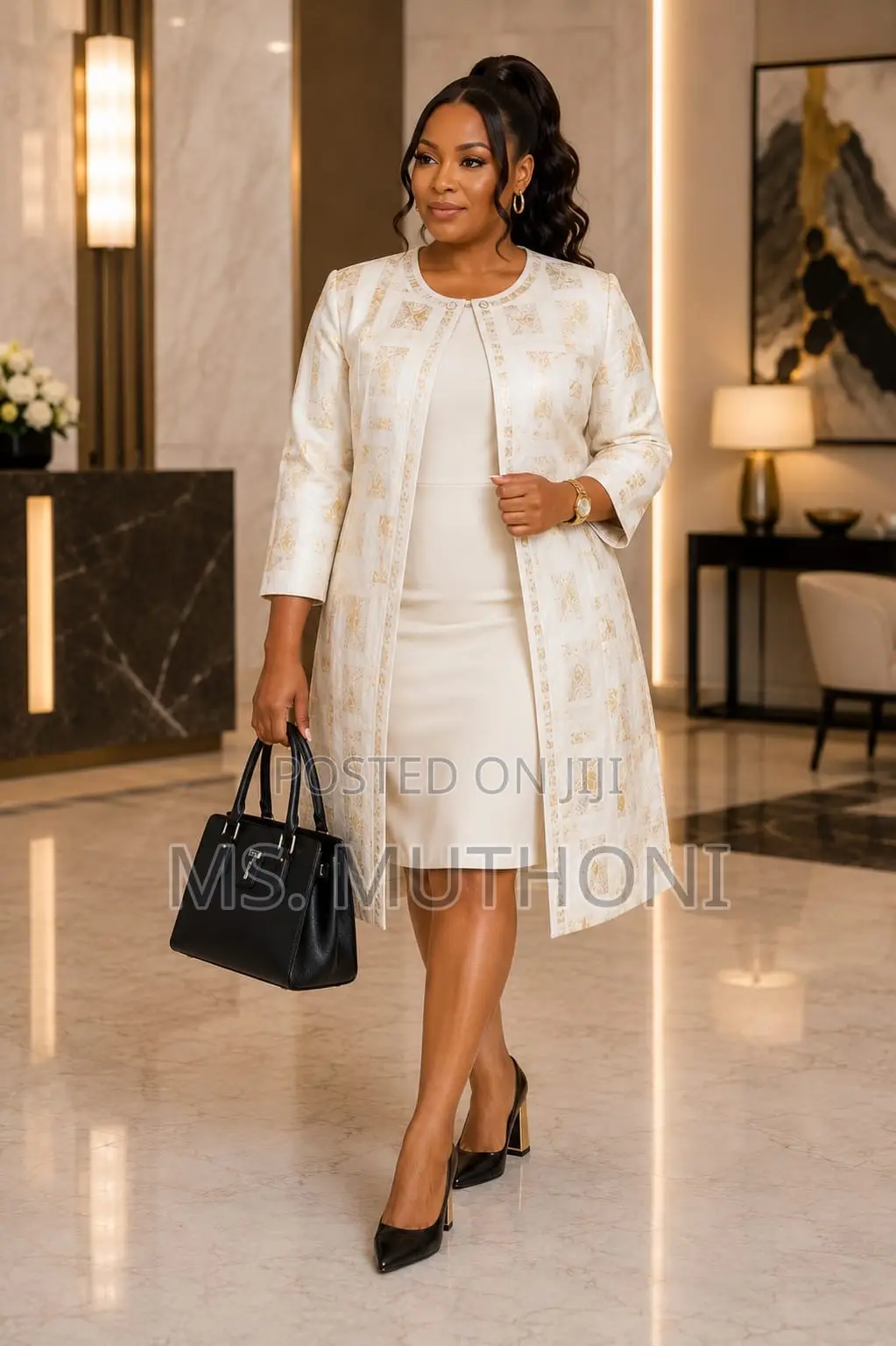 Stunning 2-Piece Turkey Dress Jacket Luxury Set (46-52)