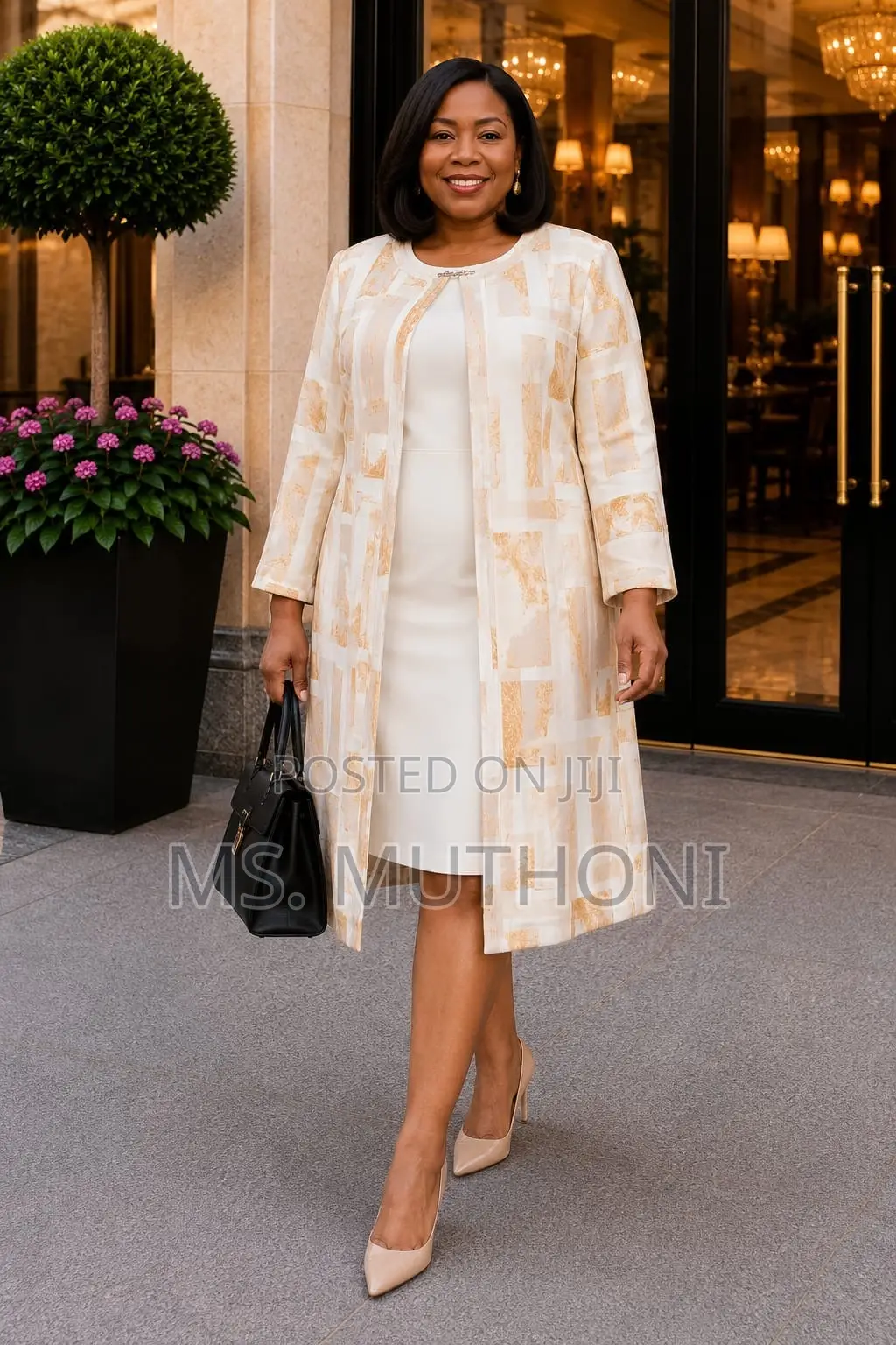 Stunning 2-Piece Turkey Dress Jacket Luxury Set (46-52)